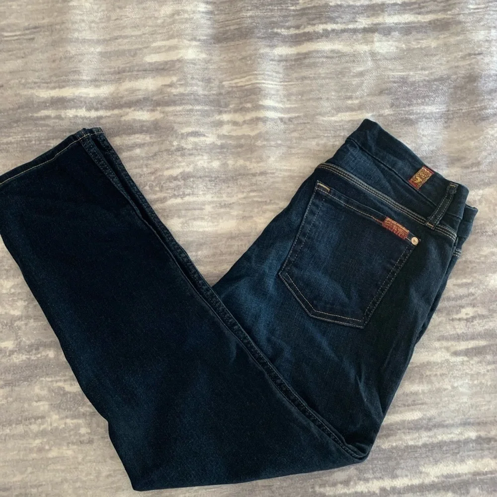 7 For All Mankind Ankle Straight Jeans